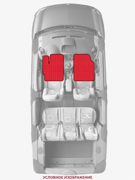 ЭВА коврики «Queen Lux» передние для Ford LTD (5G)