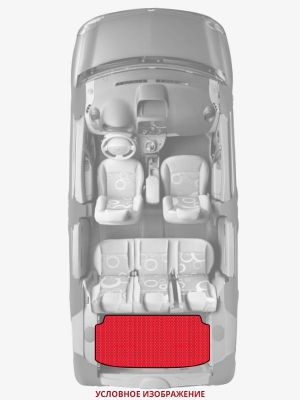 ЭВА коврики «Queen Lux» багажник для BMW 315